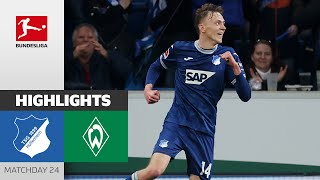 Beier Brings Win For Hoffenheim! | Hoffenheim — Bremen 2-1 | Highlights | MD 24 – Bundesliga 2023/24