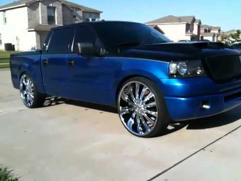 F150 lowered on 28s - YouTube