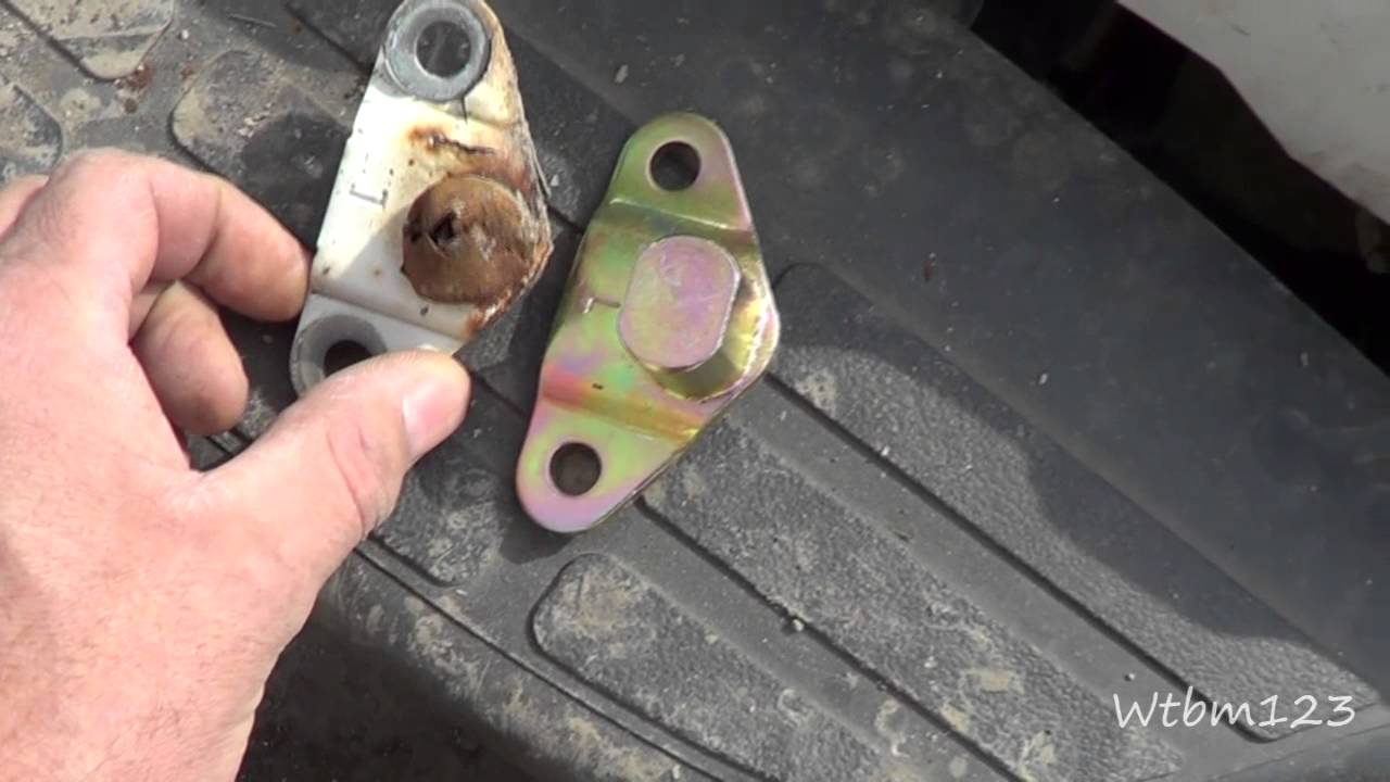 Tailgate Hinge Replace,Chevy Truck - YouTube 2000 ford f 150 trailer wiring diagram 
