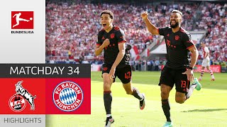 Title Win On The Last Matchday! | 1. FC Köln — FC Bayern München | Highlights | MD 34 – Buli 22/23