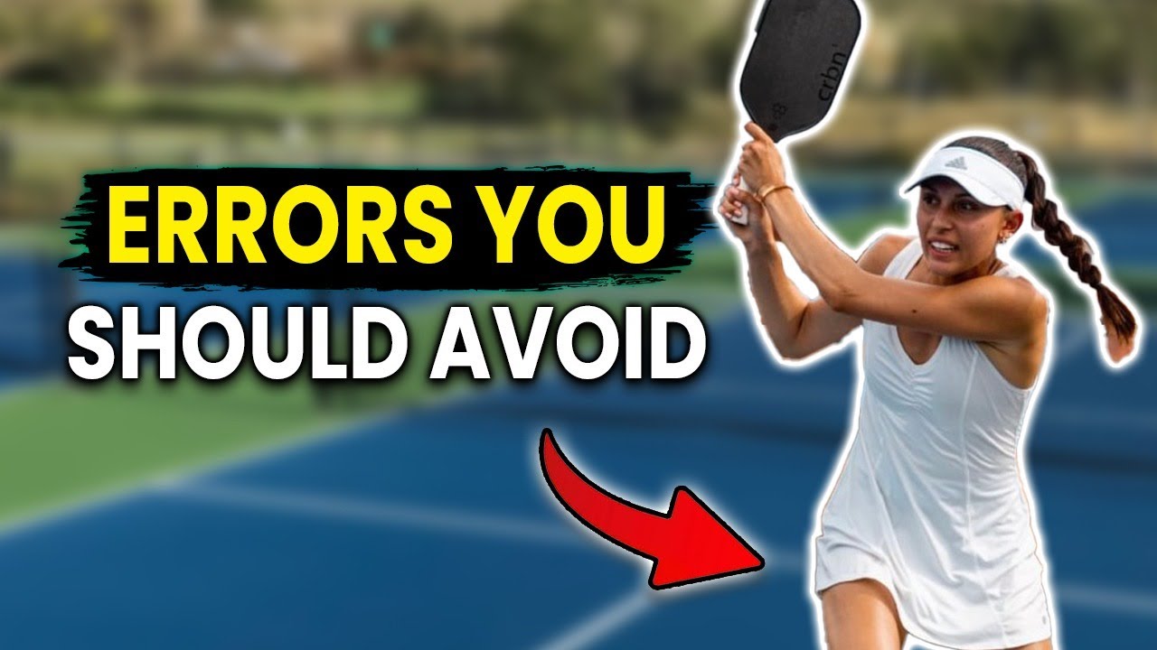 **STOP MAKING FOOLISH MISTAKES** Pickleball Errors COSTING YOU GAMES