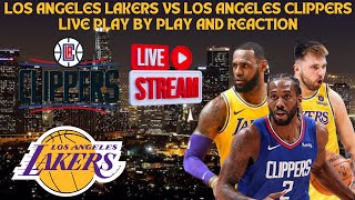 *LIVE* | Los Angeles Lakers Vs Los Angeles Clippers Live Play By Play & Reaction #nba