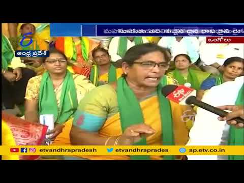 Amaravati farmers hail Chandrababu; arrive to extend support to TDP Mahanadu Amaravati farmers hail Chandrababu; arrive to extend support to TDP Mahanadu