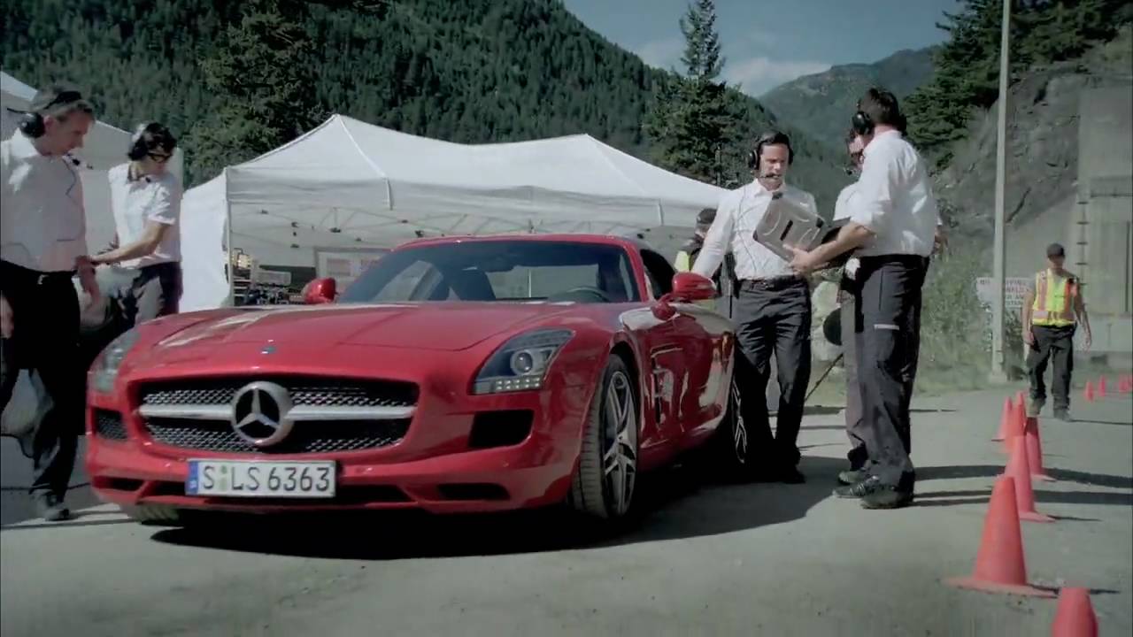 Mercedes sls amg top gear youtube #3