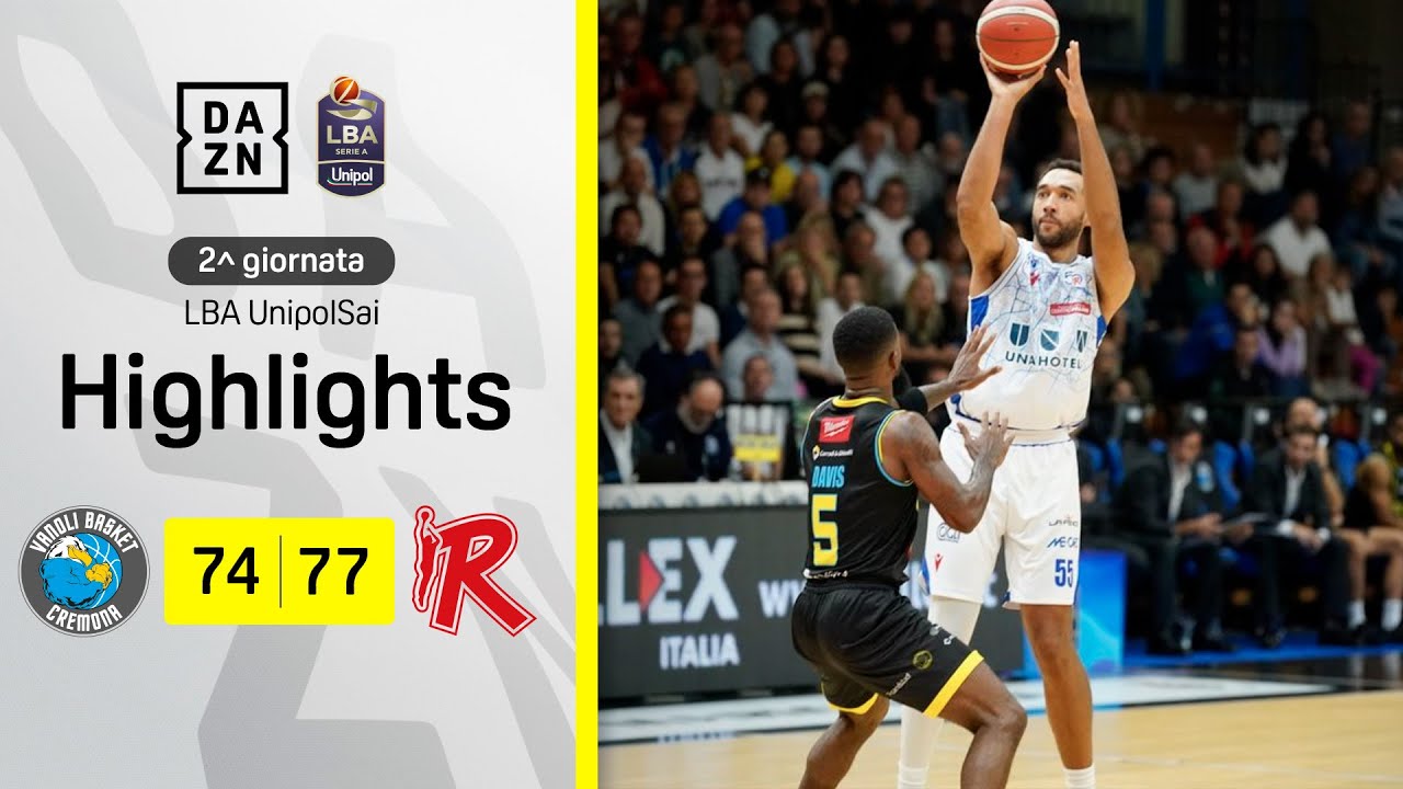 A CREMONA VINCE REGGIO EMILIA ALL’OVERTIME: Cremona-Reggiana 74-77 | LBA | DAZN Highlights