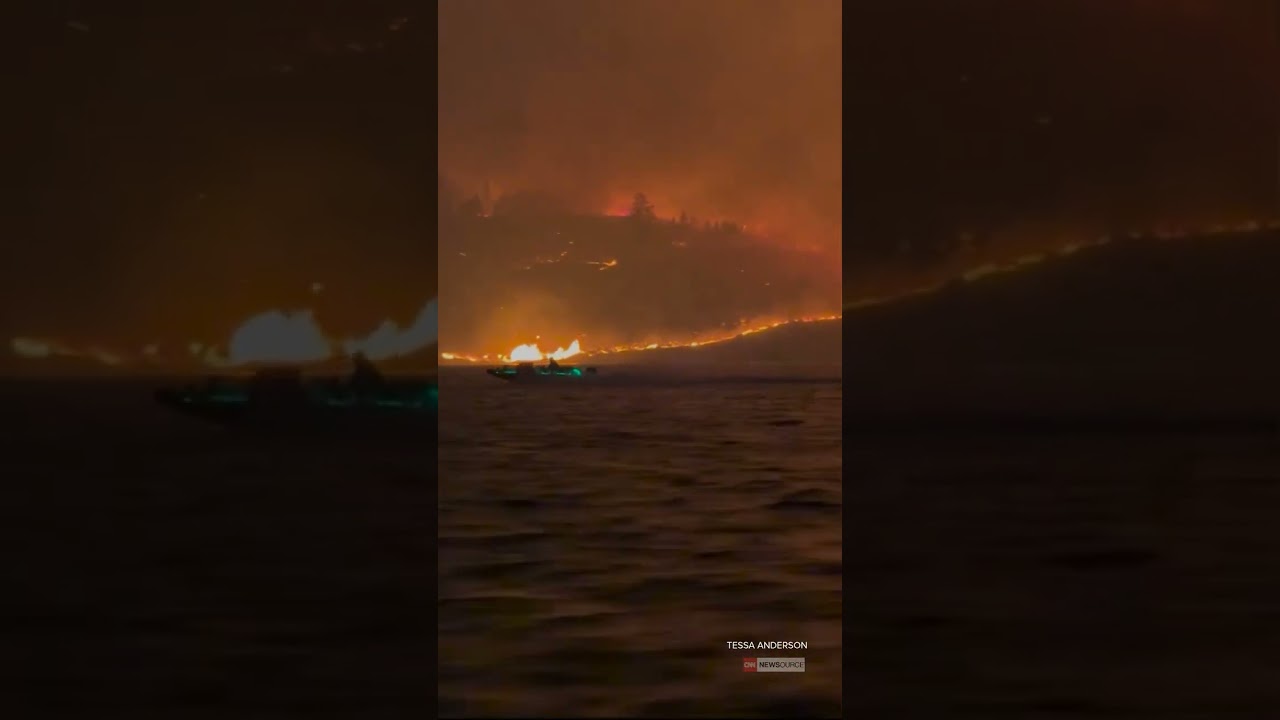 Spokane Area Fires: couple narrowly escapes as flames close in