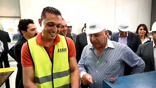 وزير الصناعة يتفقد  مصانع بمدينة العاشر من رمضان