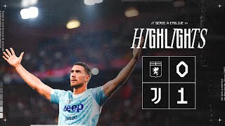 HIGHLIGHTS Serie A | Genoa 0-1 Juventus | Dusan delivers the first away win