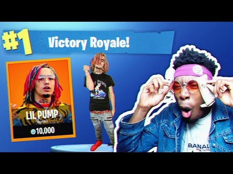 *NEW* LIL PUMP CHALLENGE in Fortnite: Battle Royale! (NEW RAINBOW GLITCH?)