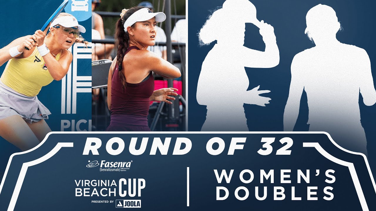 Waters/Bright v Liang/Rodriguez at the Fasenra Virginia Beach Cup presented by Joola