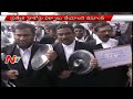 Demand For Special Court : TS Lawyers Stage Protest With Plates And Spoons