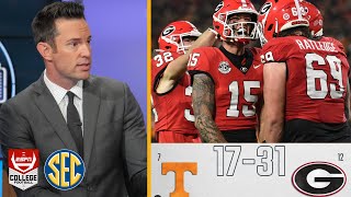 SEC Now | Peter Burns "breaks down" Things we learned from Georgia’s 31-17 win over Tennessee