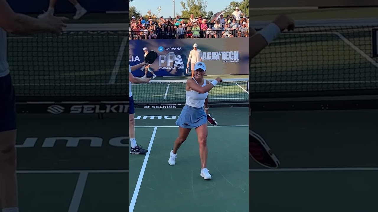 They’re the best for a reason. Ben Johns and Anna Leigh Waters play some good pickleball!
