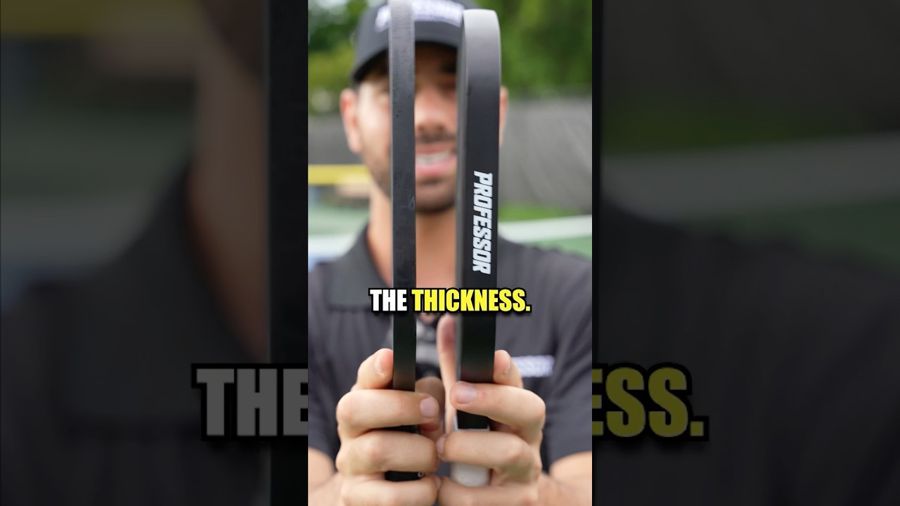 Does the Thickness of your Pickleball Paddle Matter? ￼🤨🤔 #pickleball #pickleballvideos