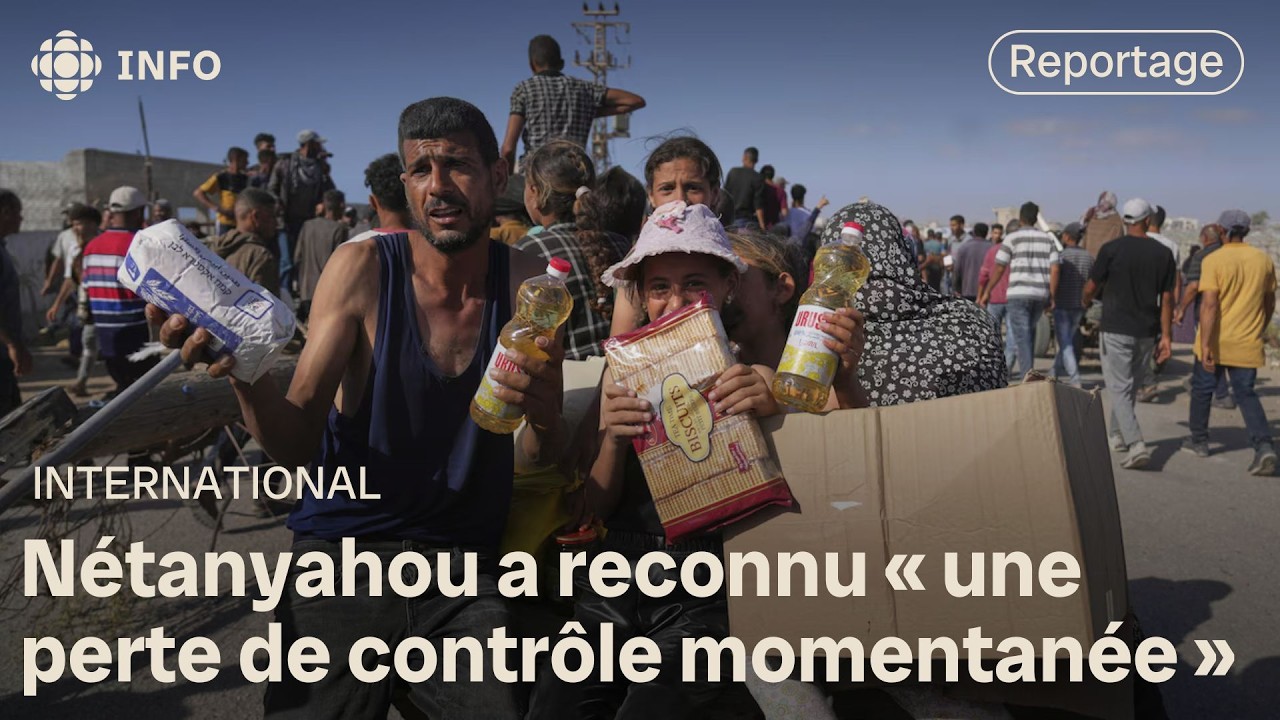 Dans la bande de Gaza affamée, la foule se rue sur un centre de distribution d’aide