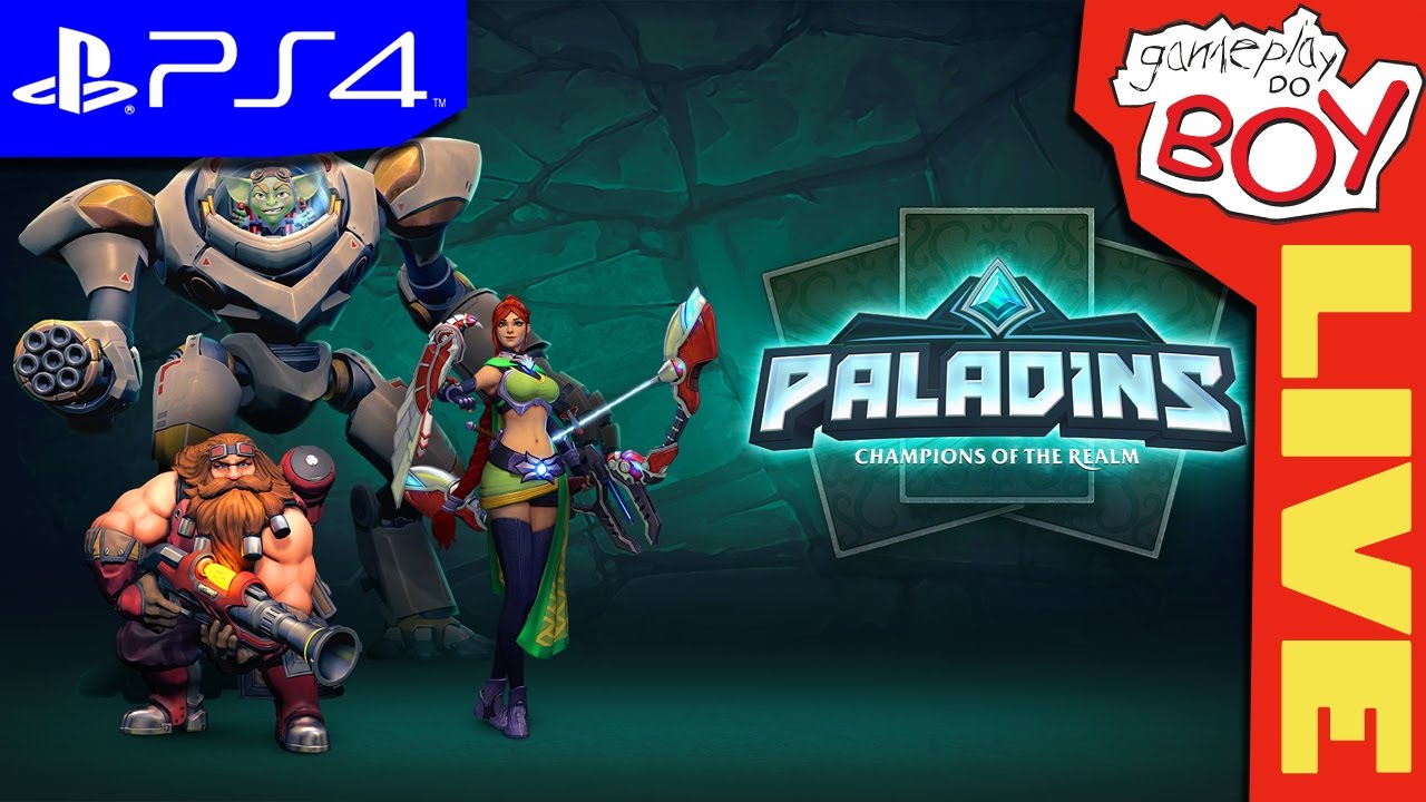 LIVE! PALADINS com Nil e Lucas - PS4 - Playstation 4 Gameplay do Boy