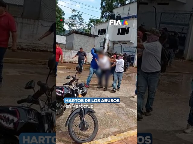 Habitantes de Tezonapa se rebelan contra policías de tránsito en Veracruz