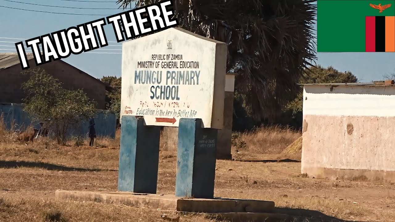 I taught in an African School - Mungu Primary School, Zambia
