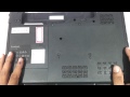 Lenovo Z460 ideapad notebook How to replace keyboard harddrive ram cpu fan