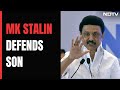 MK Stalin Defends Son In Sanatan Dharma Row: Unfair