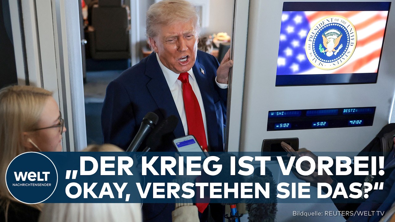 TRUMP ZUM FRIEDENSPLAN: „Es sind Jahrhunderte vergangen, deswegen wird der Waffenstillstand halten“