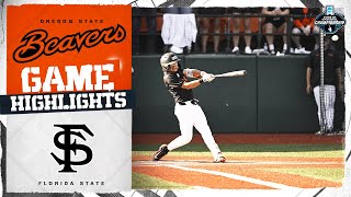 Oregon State Baseball Highlights: 6/6/25 vs. Florida State