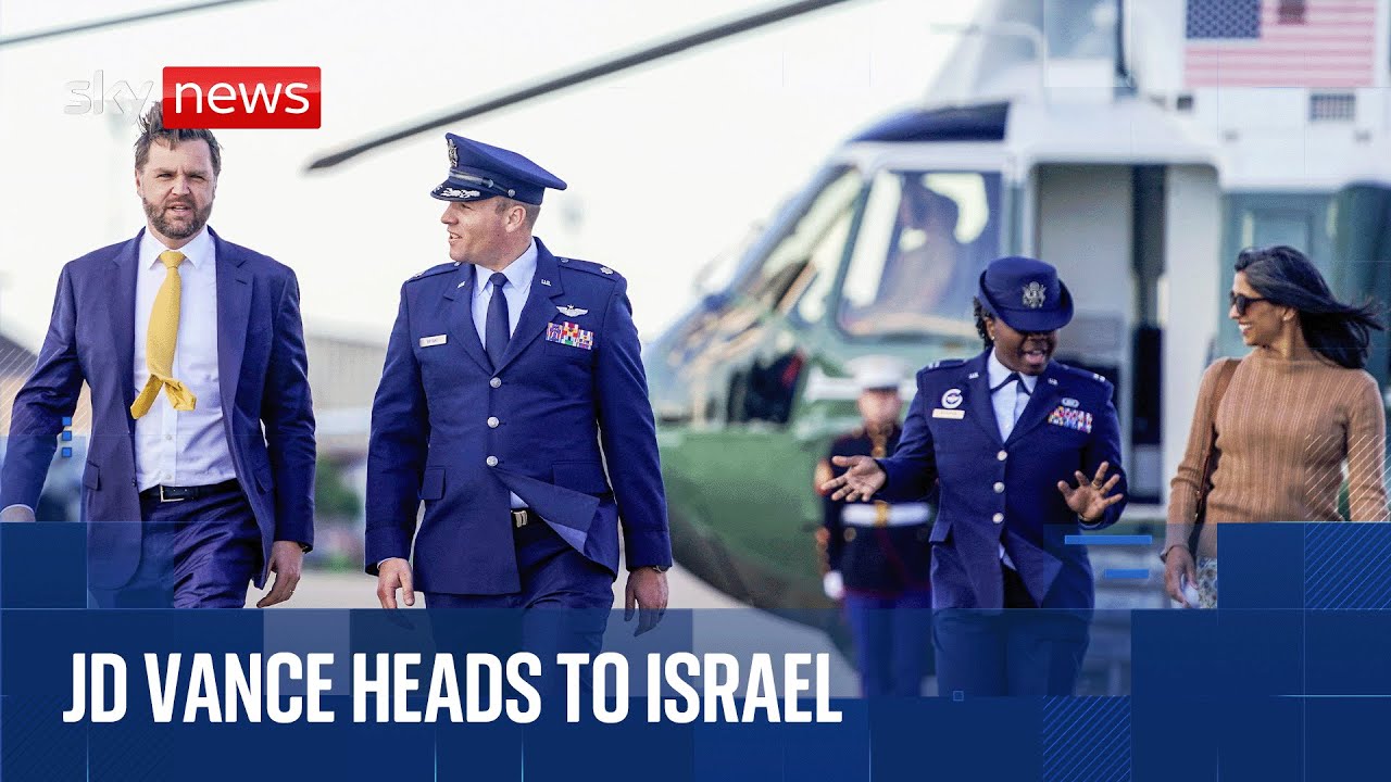 JD Vance heads to Israel on Air Force Two