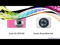Casio Exilim EX-ZR5100 vs Canon PowerShot N2