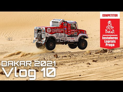 Instaforex Loprais Praga Team - DAKAR 2021 - MARATHON STAGE - Vlog 10