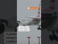 Plane makes bumpy landing during Storm Gerrit  - 00:22 min - News - Video