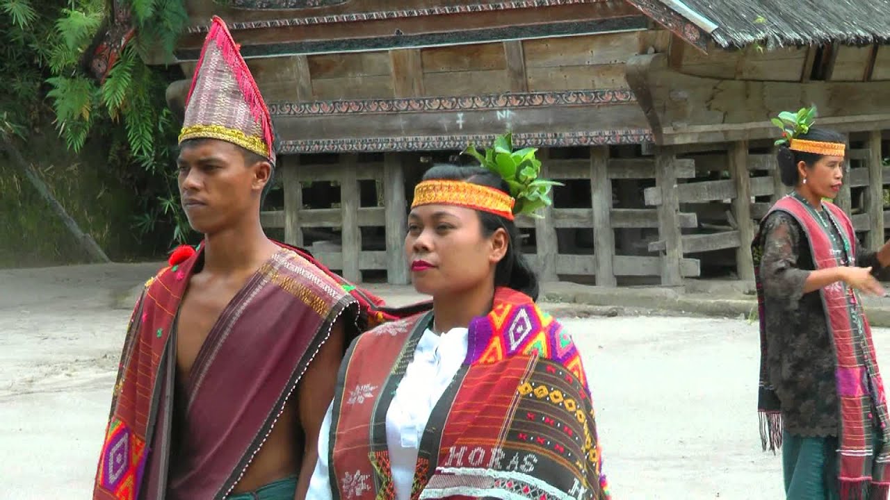 Indonesia Traditional Batak Dance Lake Toba Sumatra Hd Video Mp4