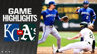 Royals vs. A's Game Highlights (6/20/24) | MLB Highlights
