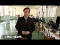 NBC News reports from inside a Moscow polling station as Russian presidential election begins