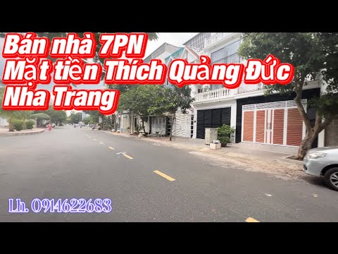 Bán lỗ thu hồi vốn căn nhà Nha Trang 262m2 7 phòng ngủ khu đô thị Phước Long. Đường nhựa 18,5m