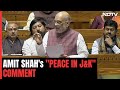 Amit Shah In Parliament: Hope To See Kashmir Terror-Free By 2026