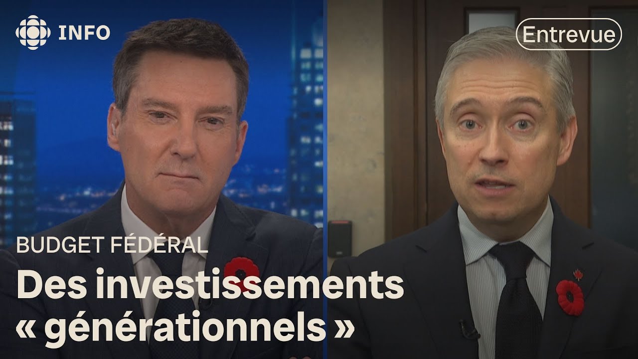 Budget fédéral : entrevue avec François-Philippe Champagne