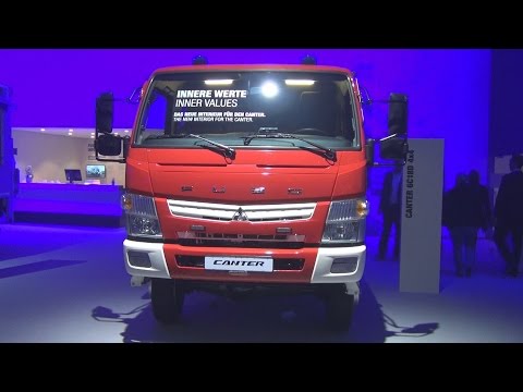 Mitsubishi Fuso Canter 6C18D 4x4 Fire Truck (2017) Exterior and Interior in 3D