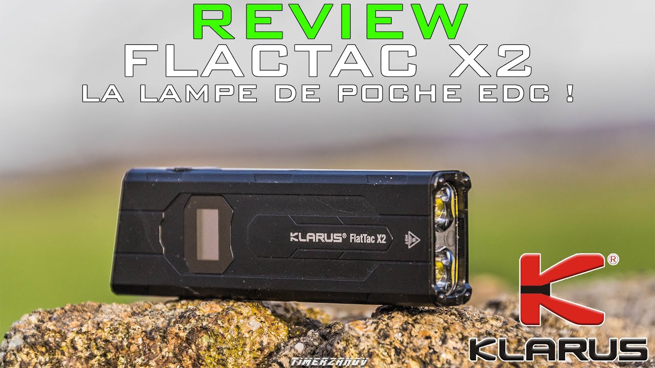 REVIEW - Klarus FLATAC X2 - La lampe de poche EDC ! (Déballage et présentation) [FR]