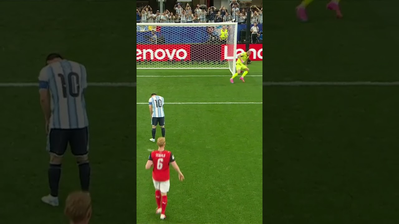 Lionel Messi rate complètement son penalty! 😳 #FIFAWORLDCUP2026