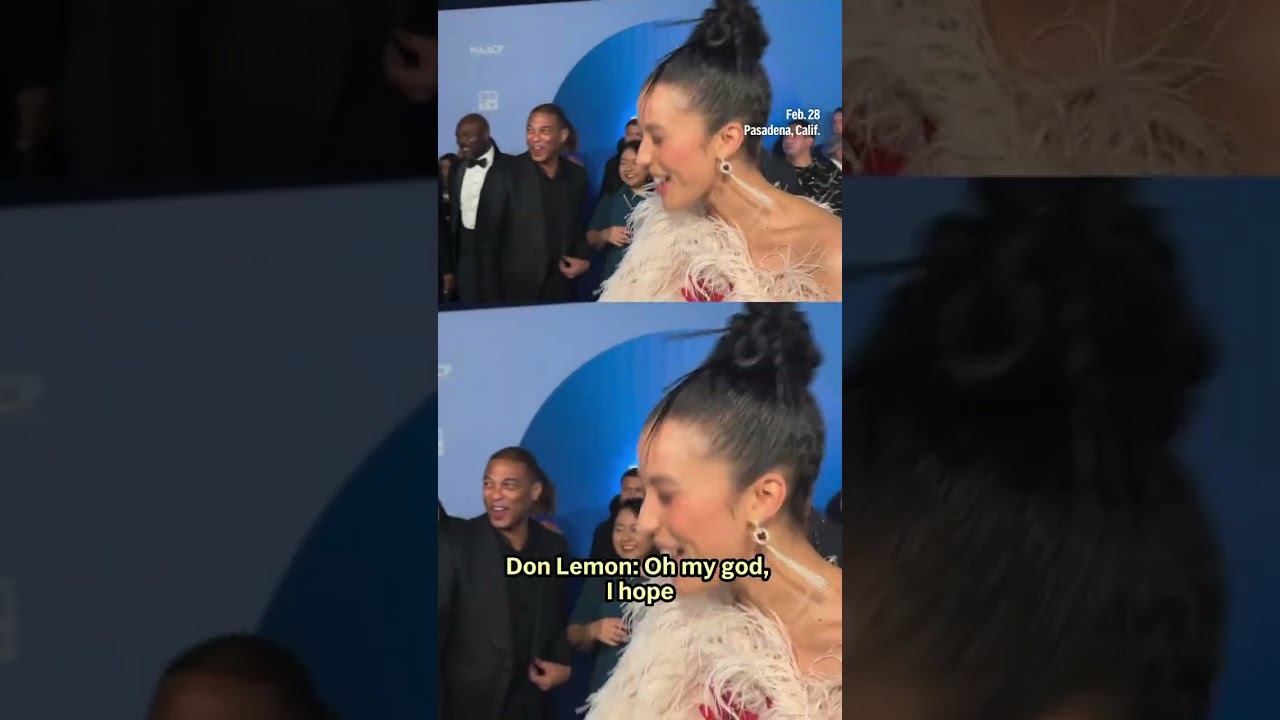 Chase Infiniti, Chloe Bailey and Don Lemon on Image Awards carpet