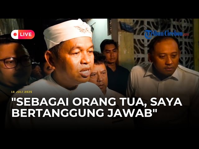 Gubernur Dedi Mulyadi Takziah ke Rumah Duka Vania, Korban Pesta Pernikahan Anaknya di Garut