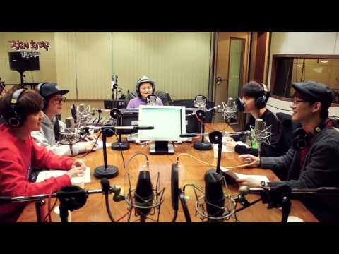 정오의 희망곡 김신영입니다 - EXO D.O's beat box, BAEK HYUN's toss - 엑소 디오의 비트박스, 백현의 토스 20131217