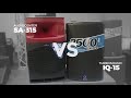 Turbosound IQ15 vs Audiocenter SA315 Audio Performance Comparison