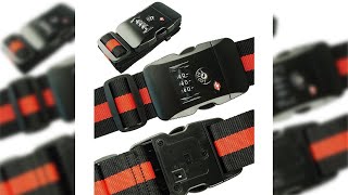 Pratinjau video produk TaffGUARD Travel Luggage Lock Suitcase Belt Tali Koper Gembok TSA PIN - TSA-319