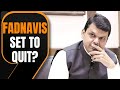 LIVE | Breaking News | Fadnavis Set to Quit As Maha Dy CM #fadnavis #maharashtra