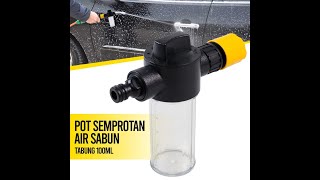 Pratinjau video produk KKMOON Pot Semprotan Air Sabun Cuci Mobil Car Washer Foam 100ml - KK-S5
