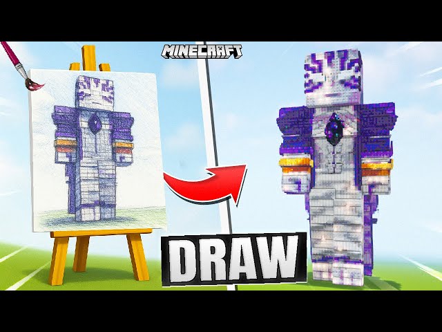 DRAWING TRENDING BUILD BATTLE IN MINECRAFT with @ProBoiz95[Episode 29]