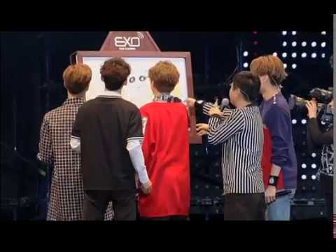 엑소 팬미팅 김형제 팬더 그리기 (feat. 종인무룩)