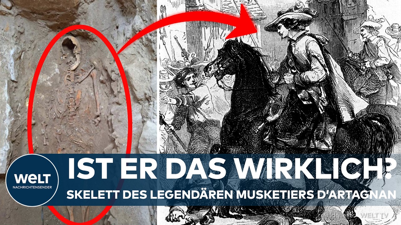REALER MYTHOS IN MAASTRICHT: Skelett des legendären Musketiers d’Artagnan entdeckt?