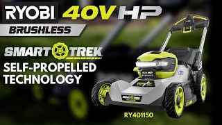 Video: 40V HP Brushless 21" CrossCut Self-Propelled Mower with (2) 40V 6Ah Batteries and Charger
